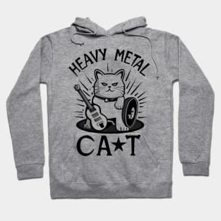 Heavy Metal Cat Hoodie